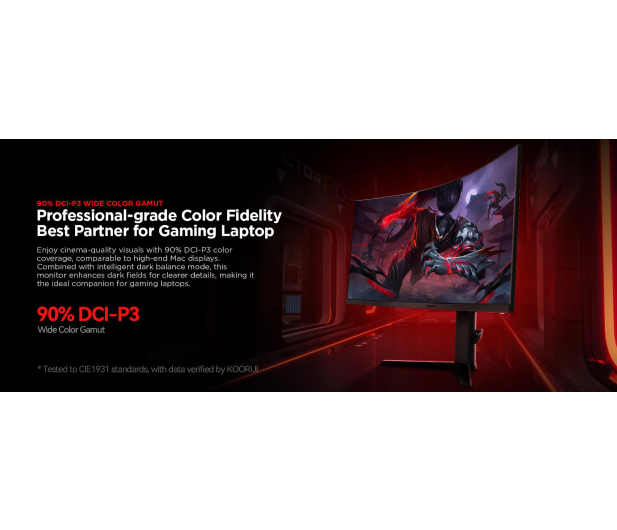 KOORUI G3441VC VA Curved 180 Hz 1ms - 1365787 - zdjęcie 14